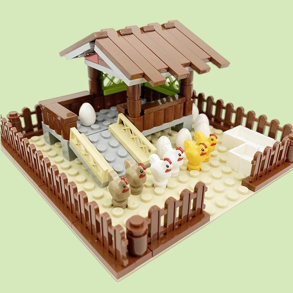 Urban Farming For Kids - Nuovo Modello di Pollaio MOC in