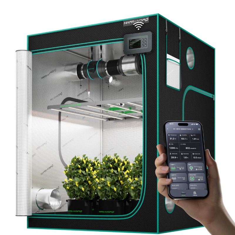 Grow Tent 4X4 - 480W 4x4ft 120x120cm FC4800 EVO Spettro