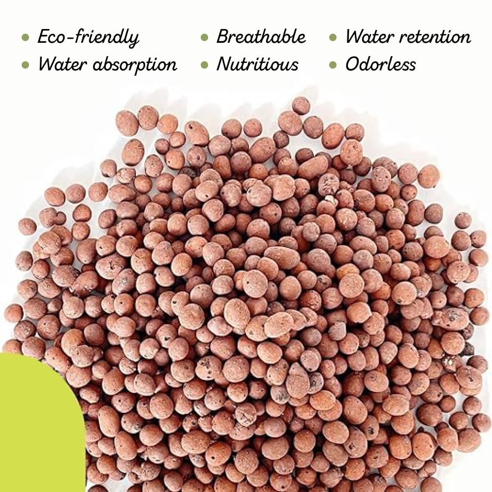Clay Pebble Growing - Argilla Espansa per Idroponica, 30 Litri,