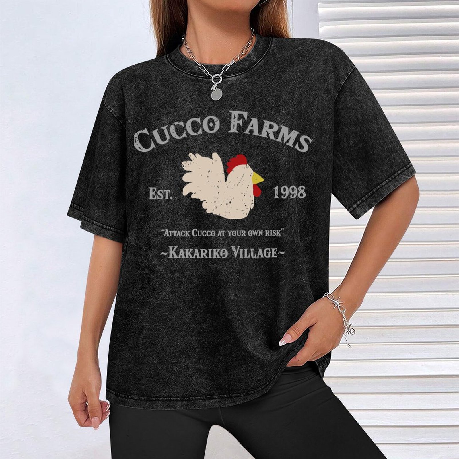 T-shirt Cucco Farms, top casua - Urban Farming In China recensione e prezzo